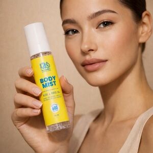 Natural Body Mist with Rose + Aloe Oil - Yellow 20 Bottles Saved